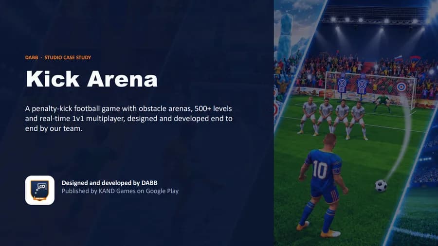 Kick Arena case study cover