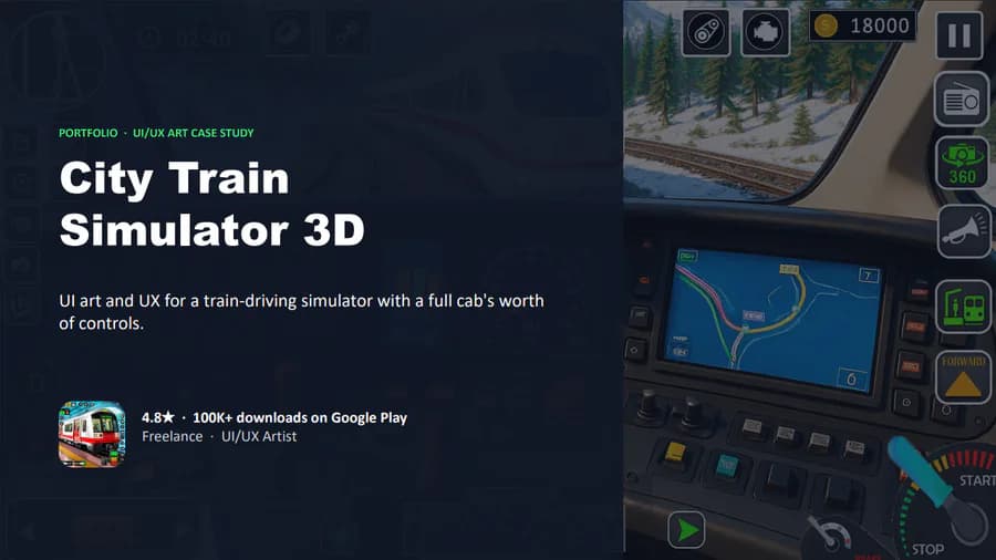 City Train Simulator 3D case study cover