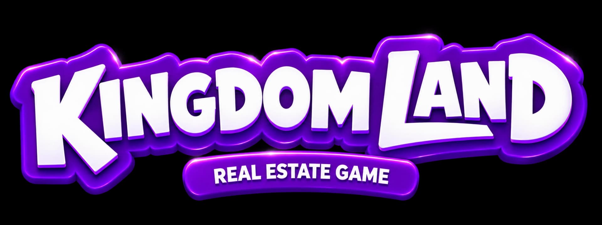 Kingdom Land real estate game logo