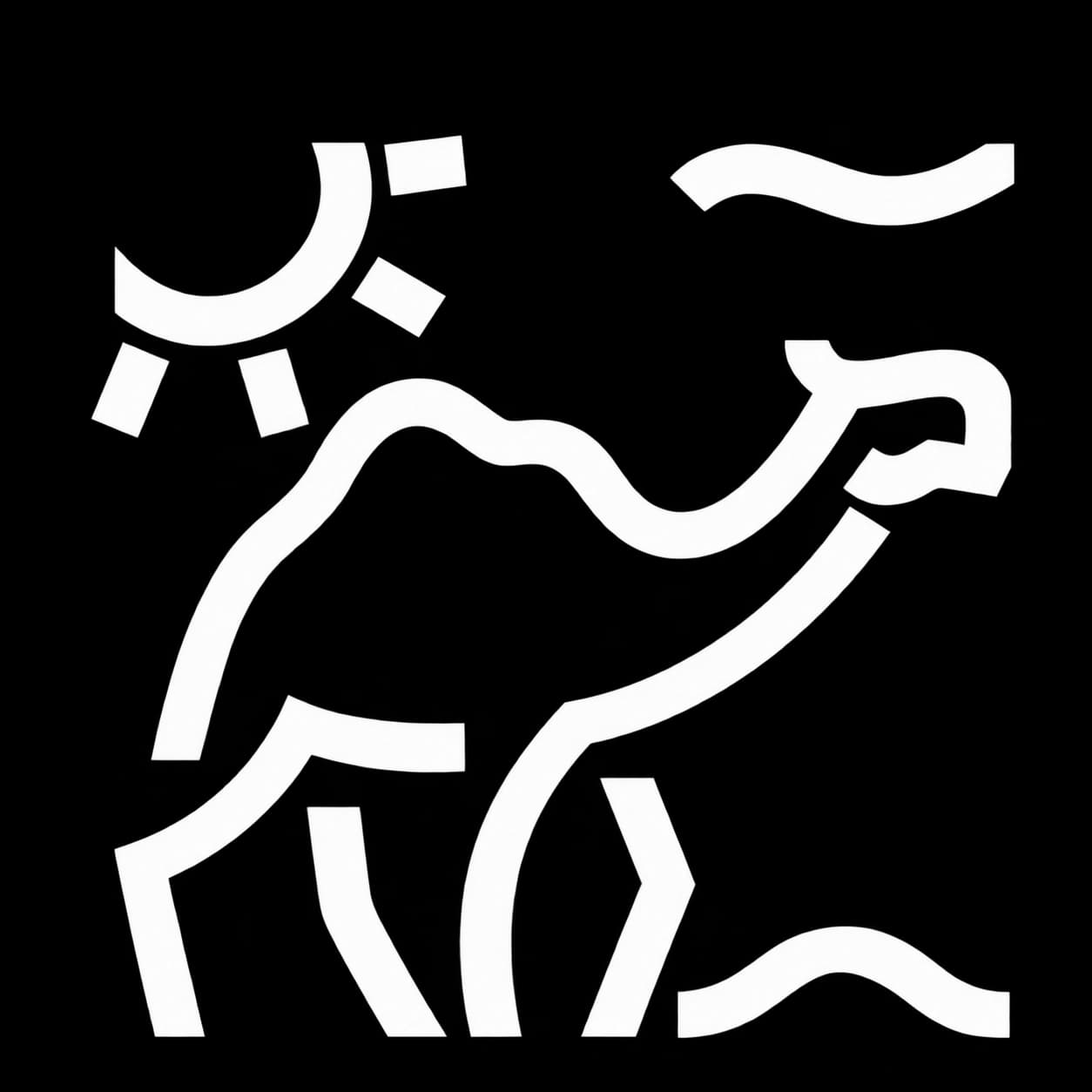 Sanam camel logo